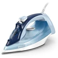 Philips Dampfbügeleisen Dampfbügeleisen 2400W mit SteamGlide Plus und 180g Dampfstoß, blau