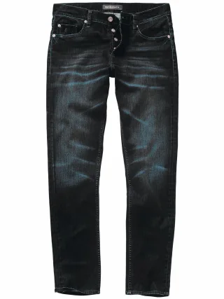 Mey & Edlich Herren Velvet-Jeans Blau 97 % Baumwolle, 3 % Elasthan