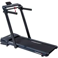 Christopeit Sport® Laufband TM 3000S (Bluetooth-Funktion, integrierte Transportrollen und Tablethalterung), bis max. 16 km/h, klappbar, 120 kg max. Benutzergewicht