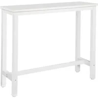 Woltu Bartisch (1-St), Metallgestell, Tischplatte aus MDF, 140x40x100cm