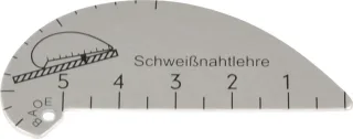 ELMAG Schweißnahtlehre 'ALUMINIUM' - 54490