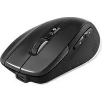 CadMouse Compact Wireless, Maus schwarz/silber, inkl. Transporttasche