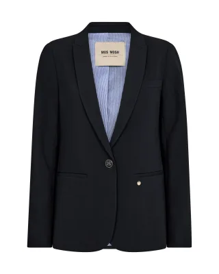 MOS MOSH - MMAnine Lea Blazer salute navy - Gr. - 36