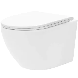 Neuesbad Wand-WC Set spülrandlos (rimless) Carlo Mini Tornado Flat Pro NB1RE105111
