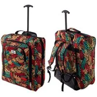 Granori Handgepäckkoffer 55x40x20 cm, Leichter 2-in-1 Reisekoffer mit Rollen (Trolley) 40 L, IATA konform, auch als Rucksack nutzbar