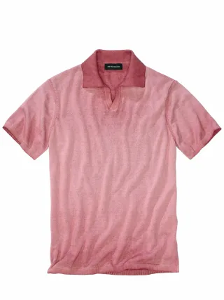 Mey & Edlich Herren Psst-Poloshirt Rot 100 % Baumwolle