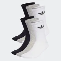 adidas Originals Sportsocken TREFOIL CUSHION CREW, 6 PAAR (6-Paar) für Erwachsene, im praktischen 6er-Pack, mit Trefoil Logo