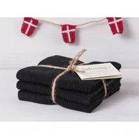 Solwang Spültuch Solwang Wischtuch Schwarz 3er Set