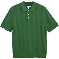 Next Poloshirt Regular Fit Poloshirt aus Strick, Pointelle (1-tlg)