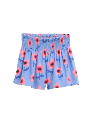 tom tailor kids - Mini-Skort mit Allover-Print big blue flower print - Gr. - 128/134