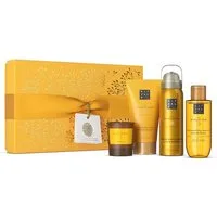 Rituals Pflege-Geschenkset The Ritual of Mehr Small Gift Set – 4-teilig, 4-tlg., Duschgel, Duschöl, Body Cream & Kerze im Geschenkset