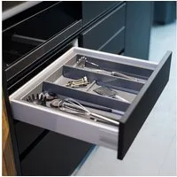 Spetebo Schubladeneinsatz Mehrzweck Kunststoff Einsatz für Schubladen für 60 x50 cm (Anzahl, 1 St., Stück), der ideale Kücken-Organizer