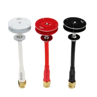 Realacc 5.8GHz 5dBi 50W Omnidirectional Flat Panel Antenna SMA/RP-SMA Tower Plated for FPV Racing Drone RC Transmitter R