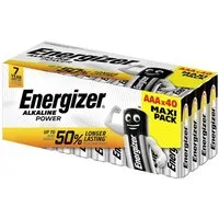 Energizer Alkaline Micro-Batterien, 40er-Set E303711200 Batterie