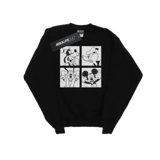 Disney - "Mickey, Donald, Goofy And Pluto Boxed" Sweatshirt für Herren (Schwarz)