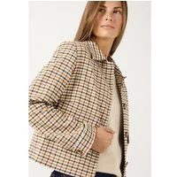 MORE&MORE Kurzblazer karierter Kurzblazer, Retro-Look