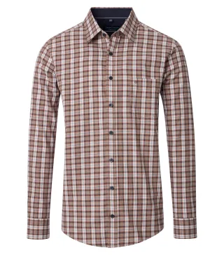 CASAMODA - Freizeithemd beige - Gr. - XXL