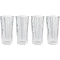 Stelton Longdrinkglas Pilastro 300 ml 4er Set, 4-tlg., Glas