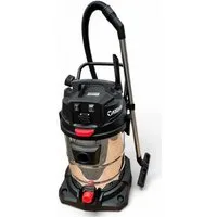 DeTec. Nass-Trocken-Sauger Industriesauger 2400 Watt Nass-/Trockensauger 65 Liter, 2400,00 W, 65-Liter-Edelstahltank, 2 Motoren mit je 1200W und Steckdose