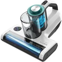 KLAMER Matratzenreinigungsgerät Milbenstaubsauger mit UV-Licht, Leistungsstarker 18kPa & 450W Milbens…, 450 W, Zyklon Filter, UV-Technologie, Schlagmodus, Ionisierungsfunktion, wechselbarer HEPA