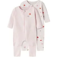 Name It Schlafoverall NBFNIGHTSUIT 2P ZIP FF CAR. HEART