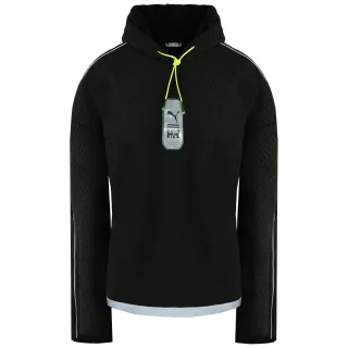 Puma x Helly Hansen Damen Schwarzer Polarfleece-Hoodie
