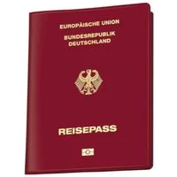 VELOFLEX Schreibgeräteetui Reisepasshülle Document Safe mit Abschirmfolie 100x135mm rot transpare
