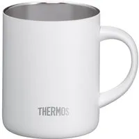 THERMOS Tasse Longlife, Edelstahl, doppelwandig, 0,35 Liter, mit Deckel