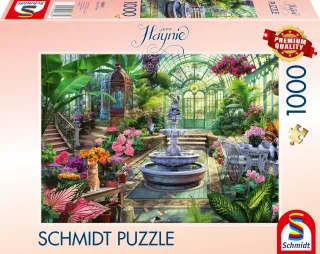 Schmidt Puzzle 58633 - Jeff Haynie: Viktorianisches Gewächshaus [1.000 Teile]
