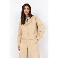 soyaconcept Kurzjacke SC-ROVENA 10 aus Baumwollmischung mit Elasthan, hüftlange Passform
