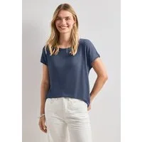 STREET ONE T-Shirt in Unifarbe