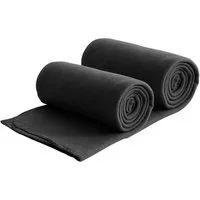Wohndecke 2er Set eco-line Fleecedecke ca. 130x160, wometo, OEKO-TEX®, 100% recyceltes Material, Antipilling