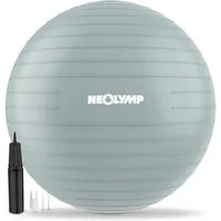 NEOLYMP Gymnastikball Sitzball Büro ergonomisch in 3 Größen S/M/L - bis 300 kg belastbar (Yoga Ball für Homeoffice, Core Training & Balance), Pilates Ball rutschfest & anti burst - Pezziball, Schwangerschaftsball