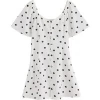 Next Strandkleid Minikleid mit Flatterärmeln (1-tlg)