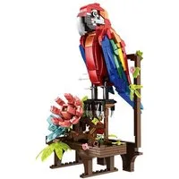 Woma WOMA Tiere Klemmbausteine Papagei Krabbe Chamäleon Spielbausteine