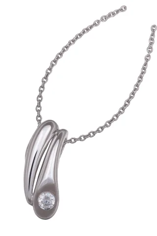 Orphelia Damen Kette aus 925 Sterling Silber mit Anhänger - Silber ZH-4545