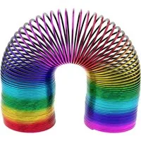 LG Designs Motorikschleife Regenbogenspirale Einhorn Metallic Glitzer, (2-tlg), Treppenläufer ca.15x5cm