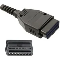 Bolwins H85 OBD2 Diagnose Buchse 16Pin Ersatz Reparatur Konfektionierung Auto Auto-Adapter OBD-II 16-Pin Buchse (J1962 / EOBD) zu OBD-II 16-Pin Buchse (zur Selbstkonfektionierung), 0 cm, Bausatz zur Herstellung eigener Diagnosekabel