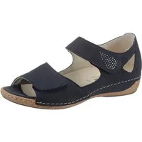 Waldläufer HELIETT-SOFT Riemchensandale, Sommerschuh, Sandalette, Keilabsatz, mit Strasssteine, H-Weite