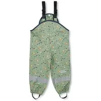 Sterntaler® Regenhose Regenträgerhose ungefüttert Waldtiere (1-tlg., Matschlatzhose mit Druckknöpfen, Regenhose mit süßen Motiven) Regenhose Wasserdicht, Matschhose mit verstellbaren Trägern