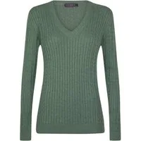 Felix Hardy V-Ausschnitt-Pullover Kabelstrick-Pullover mit V-Ausschnitt