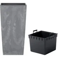 Prosperplast Pflanzkübel Urbi Square Effect, BxTxH: 22x22x42 cm
