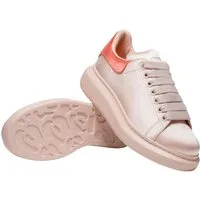 ALEXANDER MCQUEEN Oversized Seide Satin Sneaker Sneaker aus Leder mit auffälligem Seidenfinish