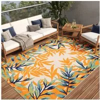 Tapiso Outdoorteppich PATIO, rechteckig, Höhe: 6 mm, In- & Outdoorteppich, Pflegeleicht für Garten, Terrasse, Balkon, Küche