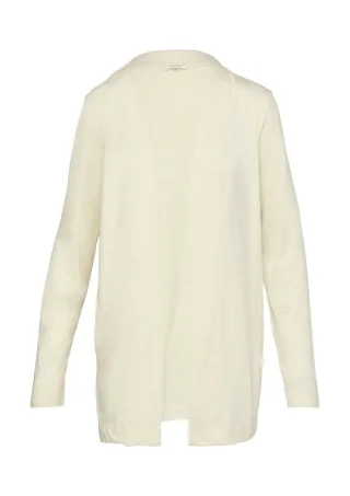 s.Oliver Red Label - Langer Cardigan mit Glitzergarn beige - Gr. - 32
