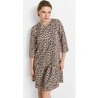RICHROYAL Minikleid Mit Rundhalsausschnitt