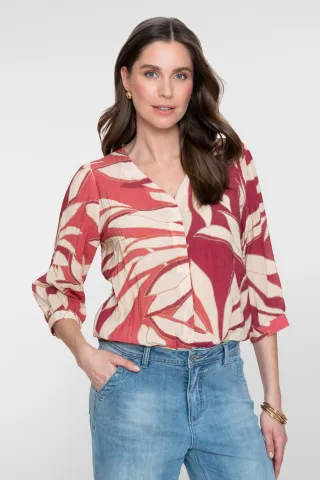 Geisha Fashion Women - 63443-20 raspberry/coral red/off-white - Gr. - 40