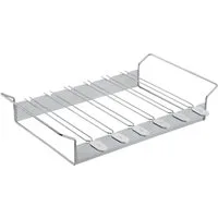RÖSLE Grillspieß 25072 (6-St), Halter mit Grillspießen, für z.B. Schaschlik, Gemüse, aus Edelstahl