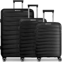 Franky Trolleyset London, 4 Rollen, (3-teilig, 3 tlg), Polypropylen
