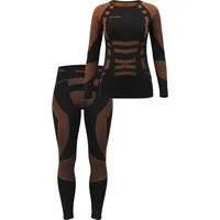 normani Sportanzug Damen Sport-Funktionsunterwäsche Set Hemd + Hose, Damen Skiunterwäsche Funktionsunterwäsche